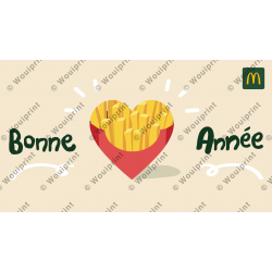 McDonald's couverture Facebook Bonne Année Frites