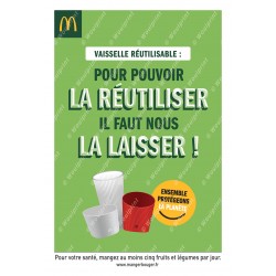 McDonald's Abribus Re Use Anti Vol