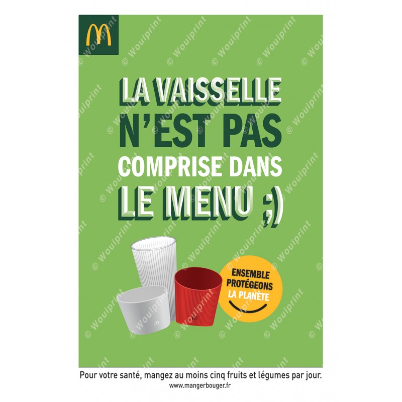 McDonald's Abribus Re Use Anti Vol