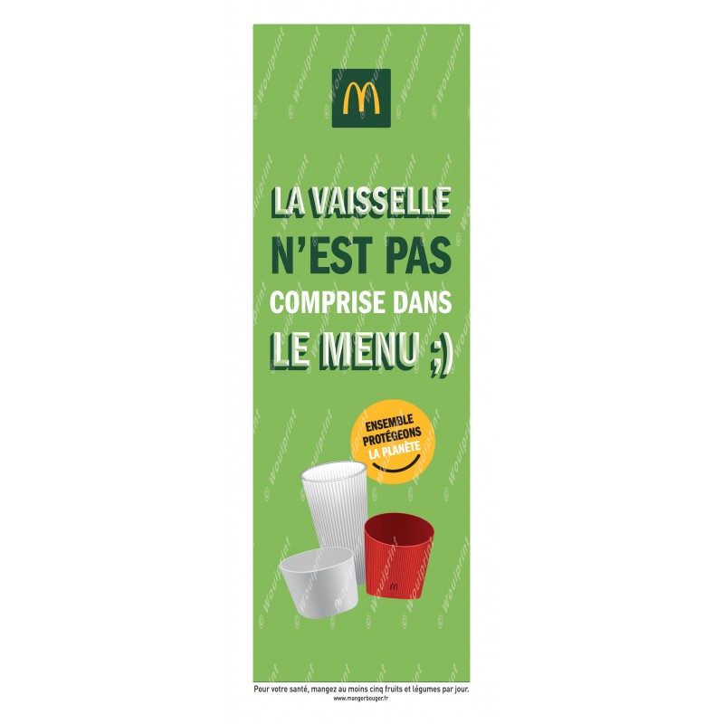 visuel X-banner McDonald's Re-Use Accroche 4