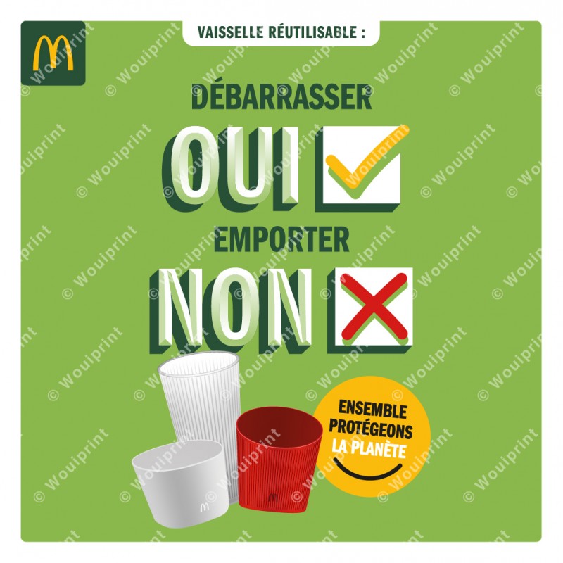 McDonald's publication Instagram Re-Use Anti-Vol