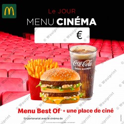 Translite Menu Cinéma