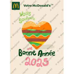 Emailing Bonne Année Burger